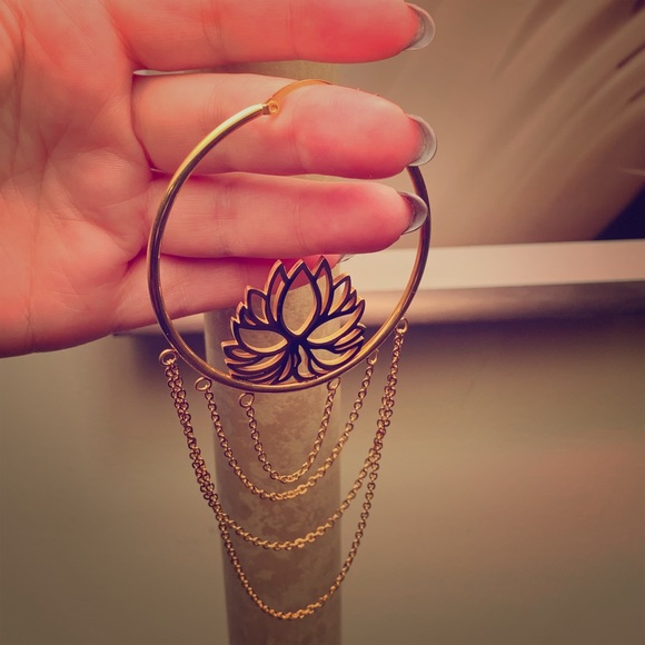bodyartforms Jewelry - New Lotus Hoops